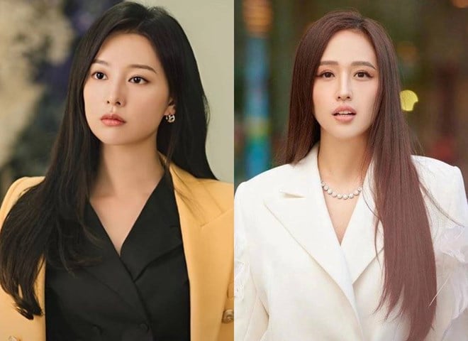 Đi dự cưới Midu, nhan sắc của hoa hậu Việt được ví đẹp như Kim Ji Won- Ảnh 1.