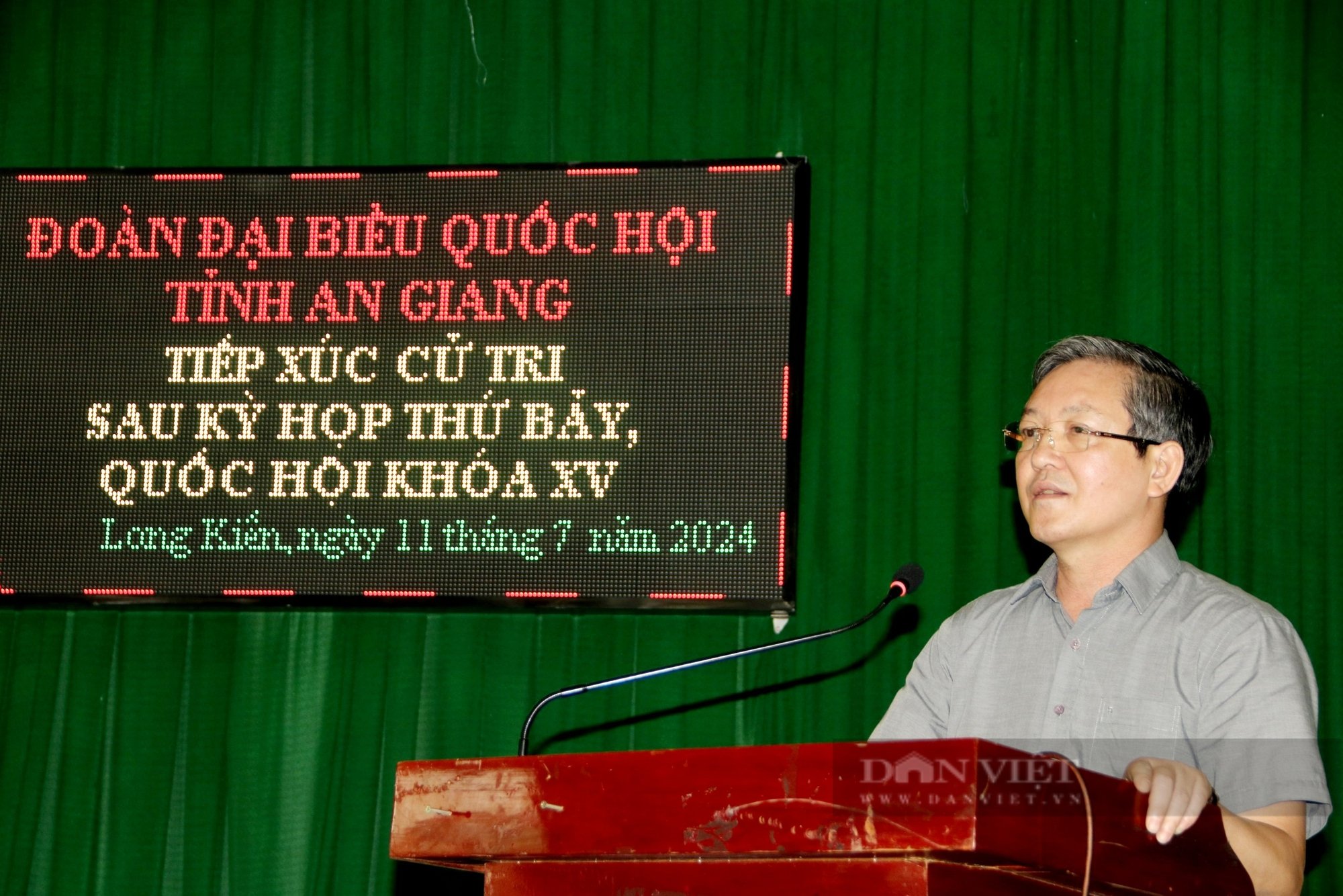 Chủ tịch T.Ư Hội Nông dân Việt Nam Lương Quốc Đoàn tiếp xúc cử tri sau Kỳ họp thứ 7, Quốc hội khóa XV- Ảnh 3.