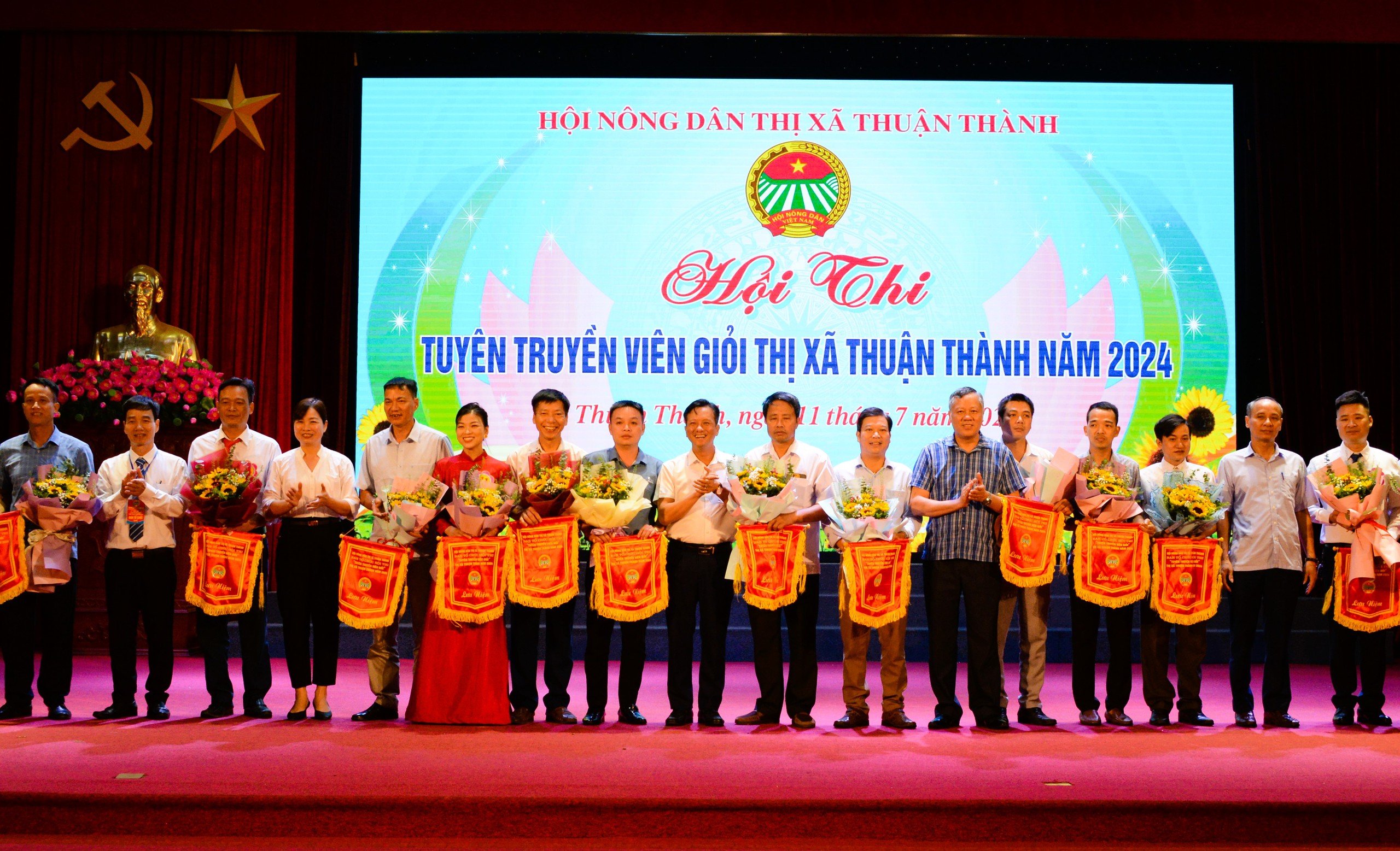 Bắc Ninh: Hội Nông dân thị xã Thuận Thành tổ chức hội thi tuyên truyền viên giỏi năm 2024- Ảnh 1.