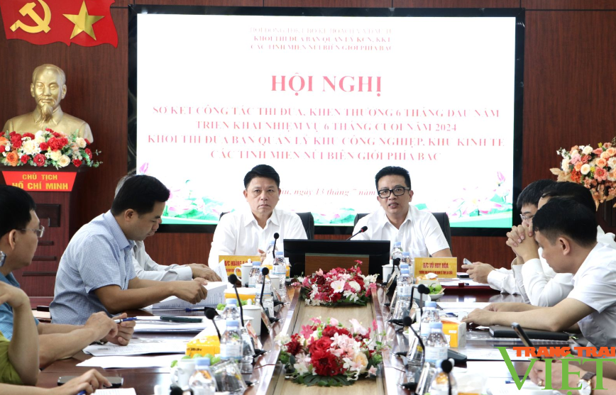 Khối thi đua Ban Quản lý KCN, KKT các tỉnh miền núi biên giới phía Bắc: Sơ kết 6 tháng đầu năm 2024- Ảnh 1.