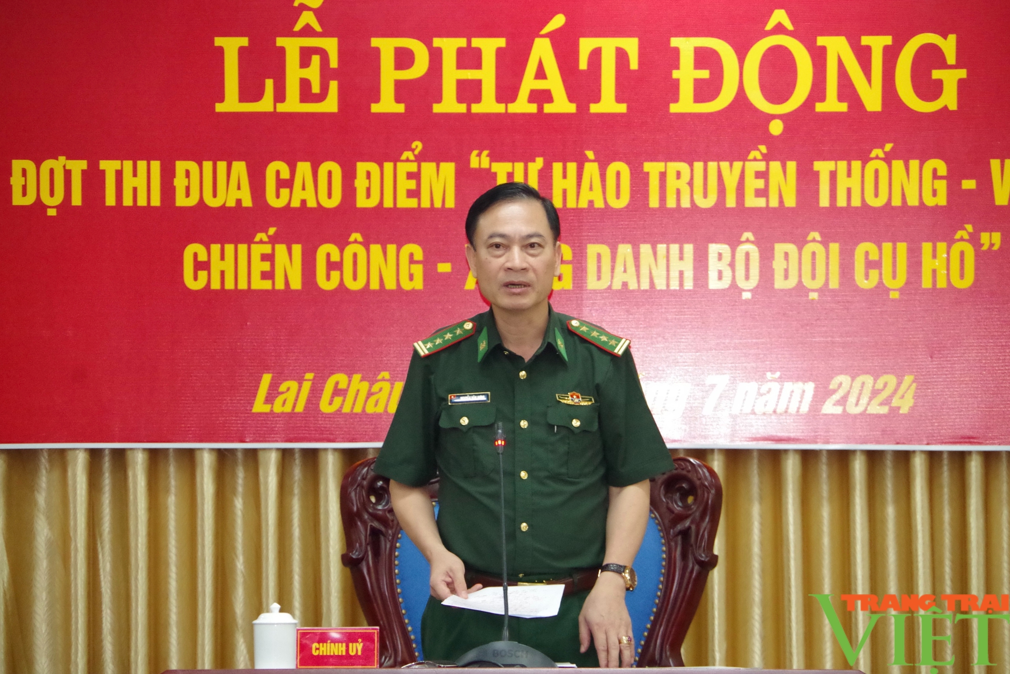 Bộ đội Biên phòng Lai Châu phát động đợt thi đua lập chiến công bảo vệ vững chắc biên giới- Ảnh 2.