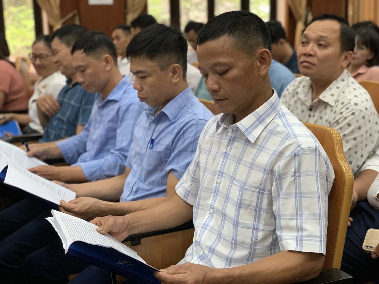 Khai giảng lớp bồi dưỡng nghiệp vụ công tác Hội cho Chủ tịch Hội Nông dân cấp xã năm 2024- Ảnh 4.