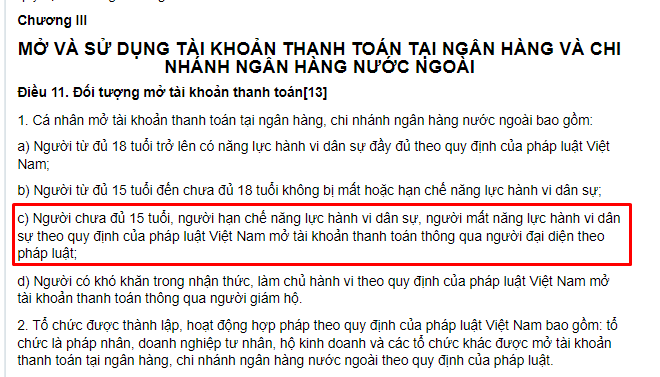 Có căn cước, trẻ em trên 6 tuổi có mở được tài khoản ngân hàng?- Ảnh 1.