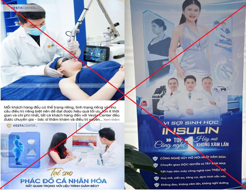 Phát hiện thêm nhiều sai phạm tại phòng khám quảng cáo cấy vi sợi sinh học Insulin để giảm béo- Ảnh 1.