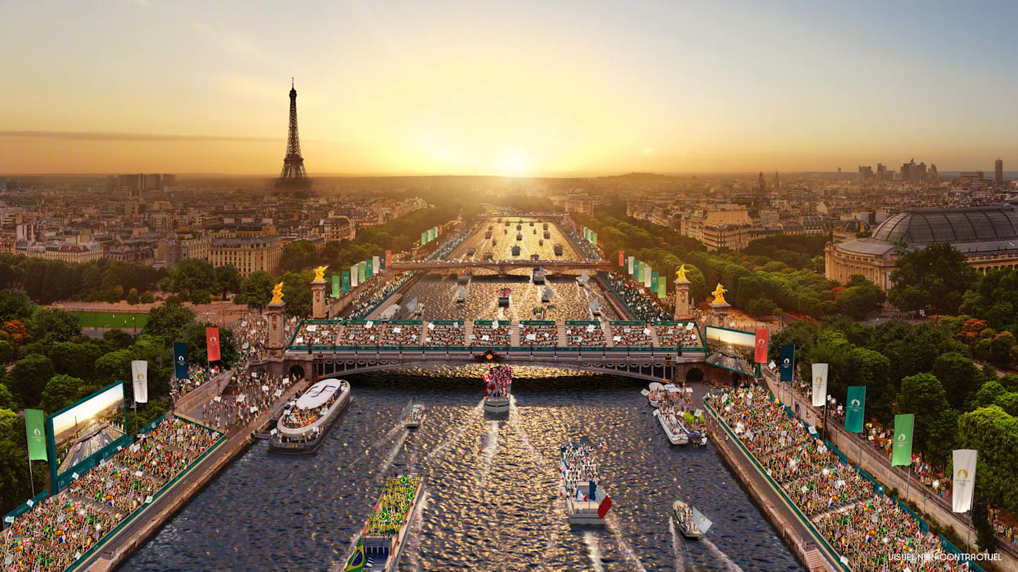 Paris rực rỡ khai màn Olympic: Bữa tiệc nghệ thuật ven sông Seine đầy màu sắc- Ảnh 8.