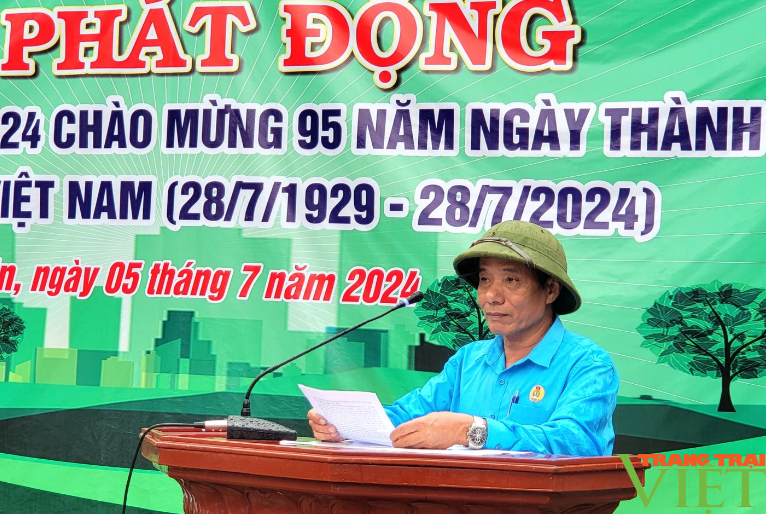 Lai Châu: Phát động trồng rừng năm 2024, chào mừng 95 năm Ngày thành lập Công đoàn Việt Nam- Ảnh 2.