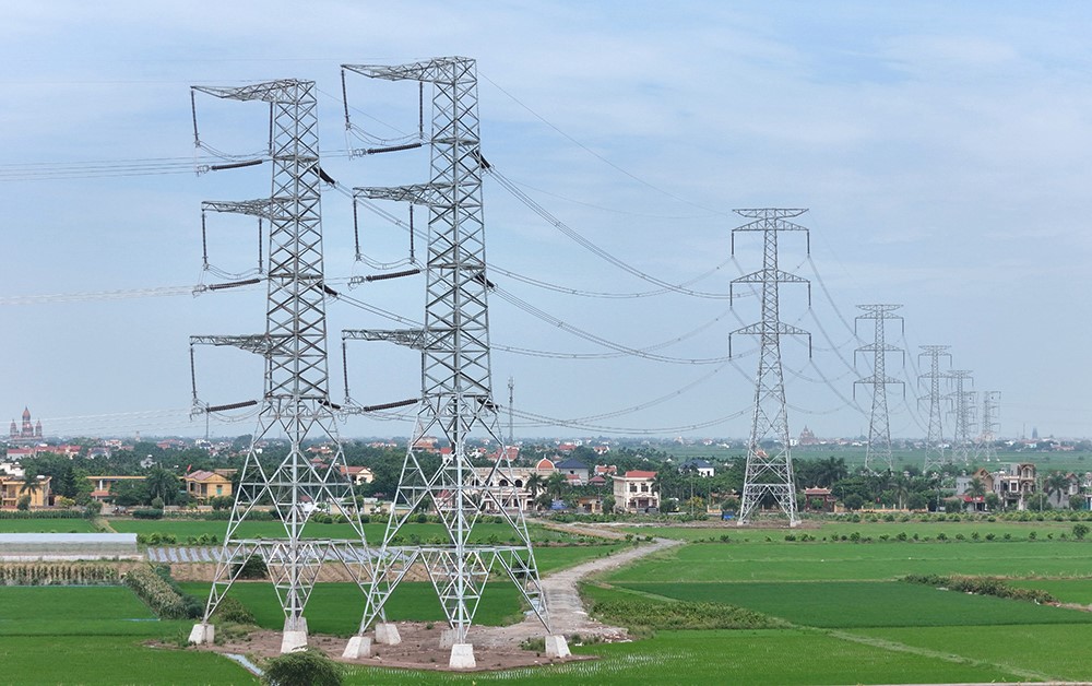 Đường dây 500kV mạch 3 đoạn Nam Định 1- Phố Nối hoạt động - Ảnh 2.