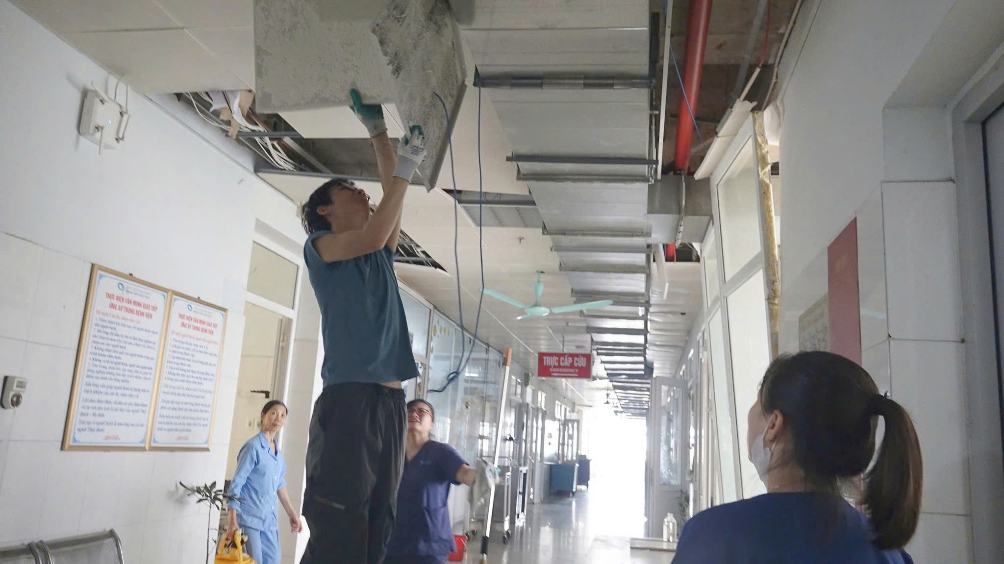 Hình ảnh thiệt hại của y tế Quảng Ninh sau bão Yagi - Ảnh 9.