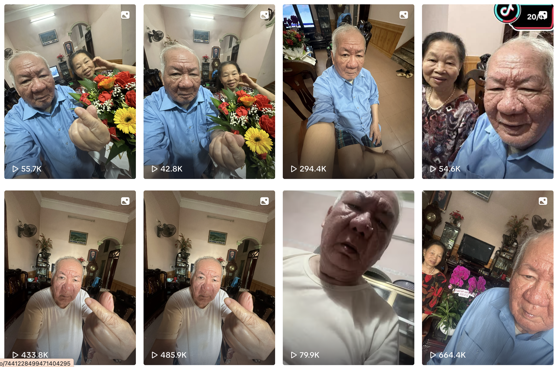 Đăng vài bức ảnh chụp "selfie" cùng vợ, cụ ông 80 tuổi ở Thái Nguyên bất ngờ trở thành Tiktoker triệu view - Ảnh 2.