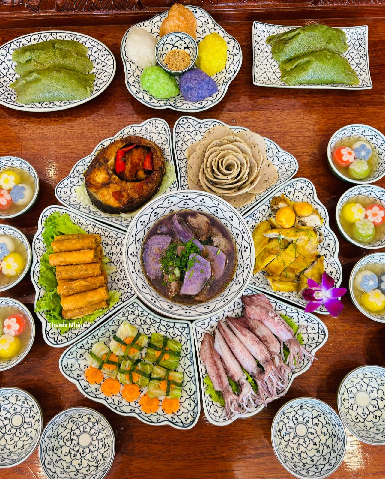 Các chị đẹp thi nhau khoe mâm cỗ cúng ông Công ông Táo, ai cũng trang trí đẹp như nhà hàng  - Ảnh 11.