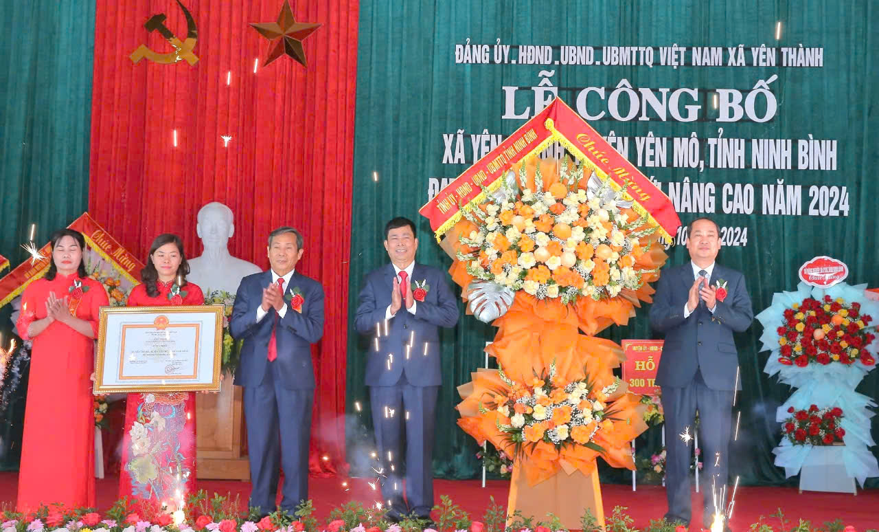 Công nhận huyện Yên Mô của Ninh Bình đạt chuẩn nông thôn mới nâng cao- Ảnh 4.