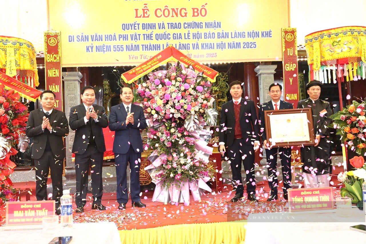 Công nhận Lễ hội Báo bản làng Nộn Khê là Di sản văn hóa phi vật thể Quốc gia- Ảnh 1.