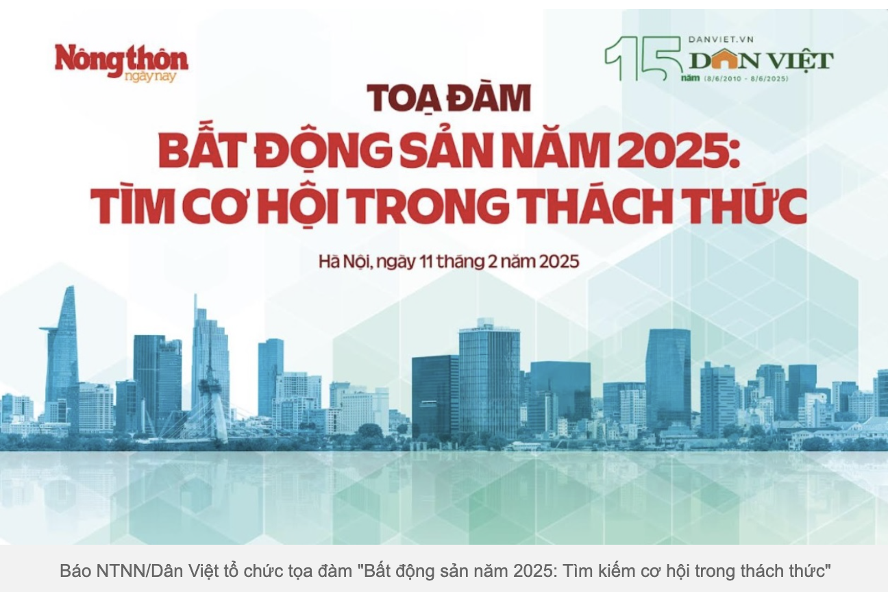 TRỰC TIẾP toạ đàm "Bất động sản năm 2025: Tìm kiếm cơ hội trong thách thức" - Ảnh 1.