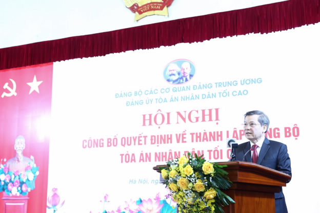 Lập Đảng bộ TAND tối cao với Ban chấp hành gồm 25 thành viên - Ảnh 1.