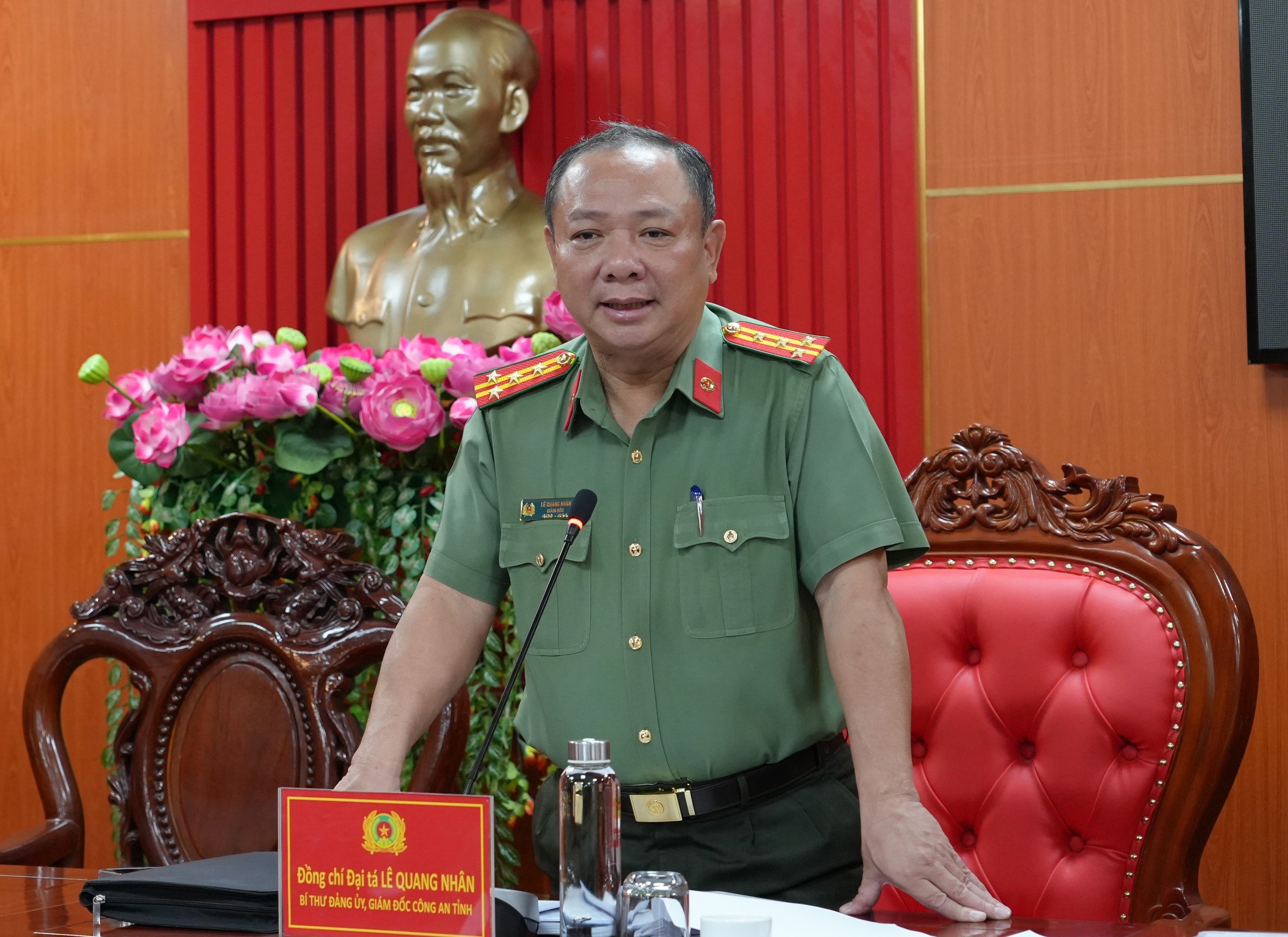 Công an Bình Thuận chuẩn bị phương án sắp xếp, tinh gọn theo mô hình không có Công an cấp huyện - Ảnh 1.
