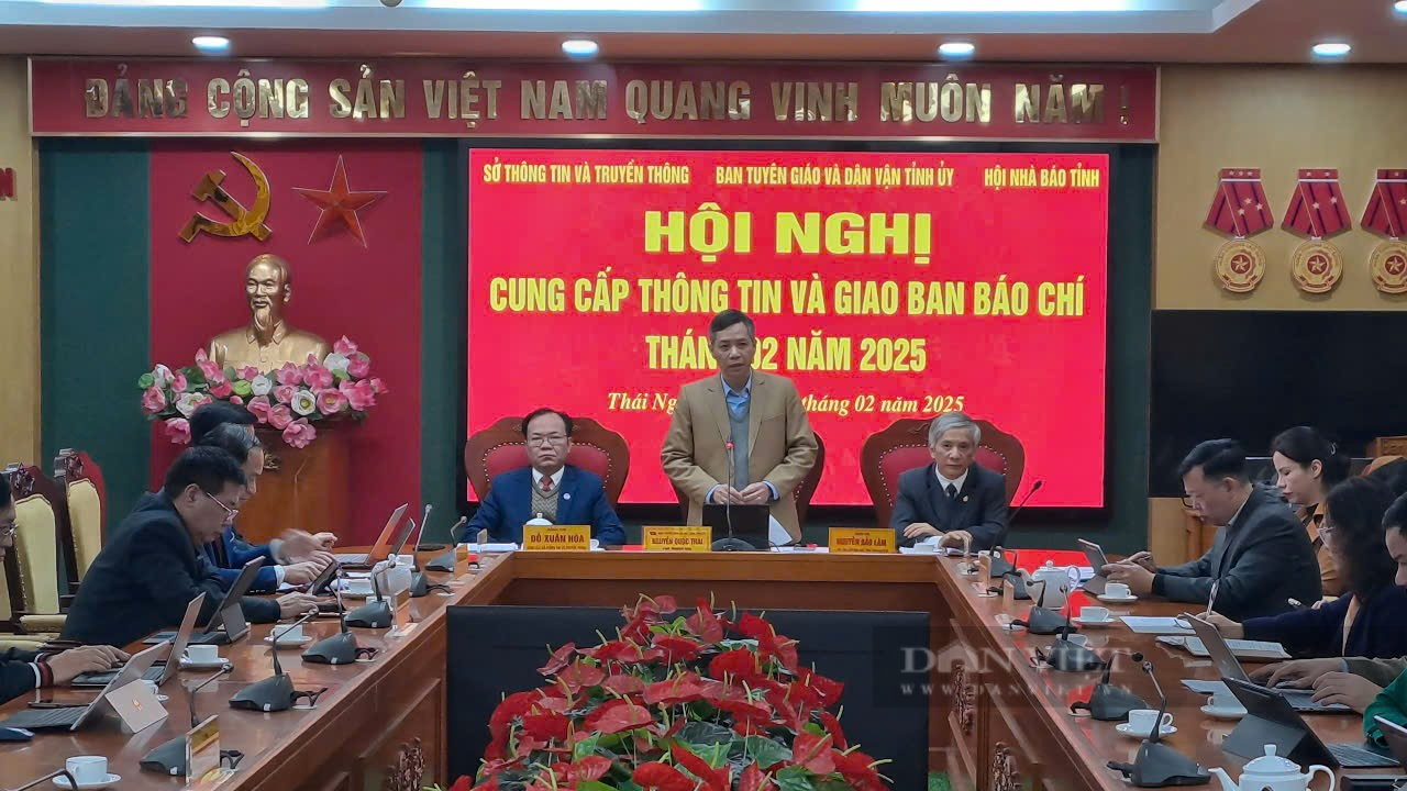 Thái Nguyên thông tin kế hoạch tổ chức cuộc thi chính luận về bảo vệ nền tảng tư tưởng của Đảng - Ảnh 1.