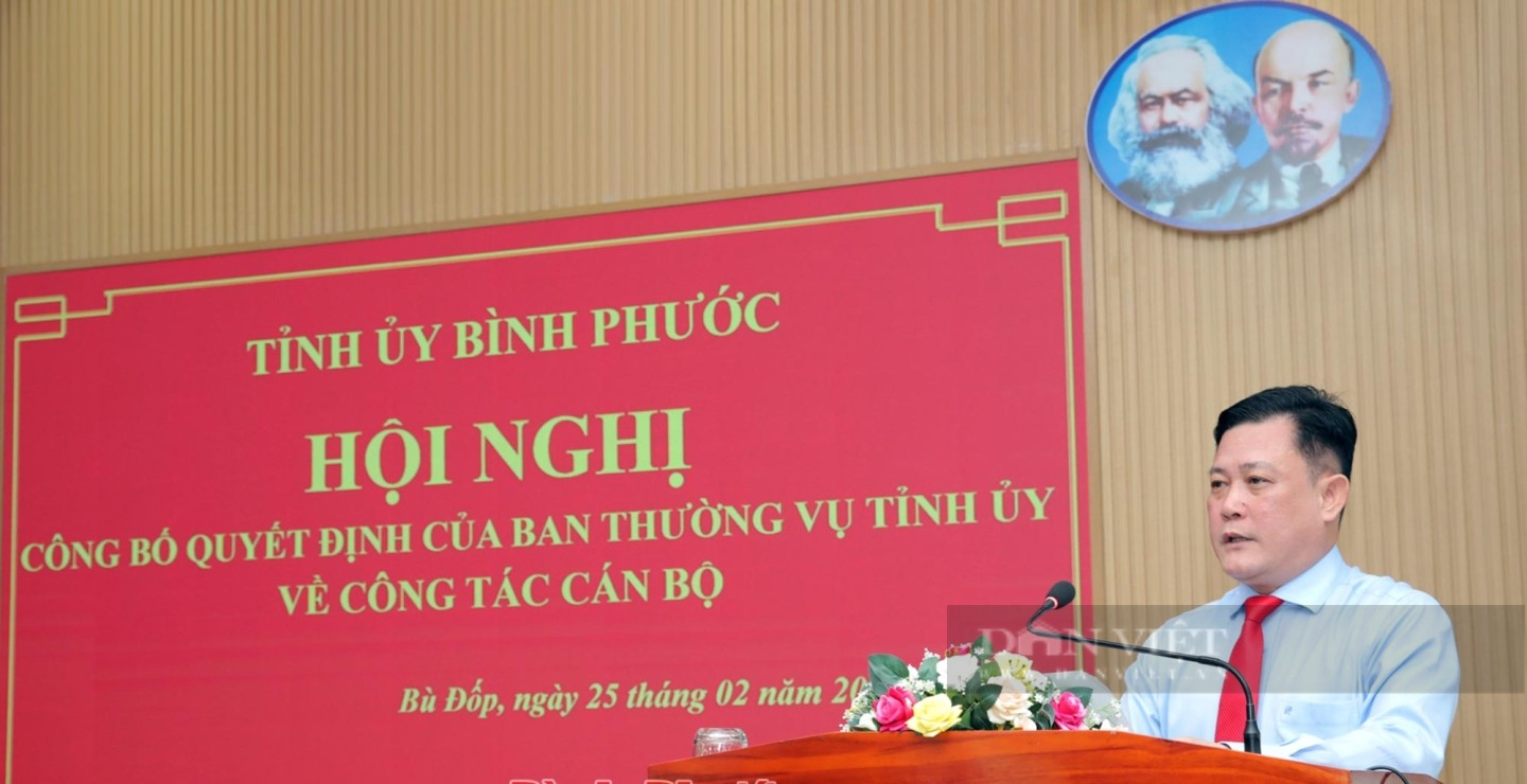 Ông Đặng Hà Giang - Chánh văn phòng Tỉnh ủy Bình Phước làm Bí thư Huyện biên giới Bù Đốp.- Ảnh 1.