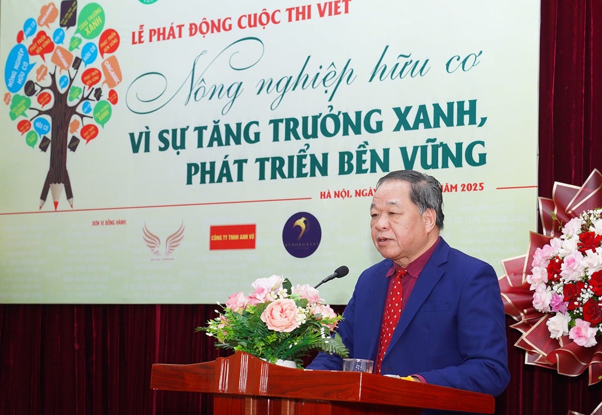 Lần đầu tiên, tổ chức cuộc thi viết về nông nghiệp hữu cơ vì sự tăng trưởng xanh - Ảnh 1.