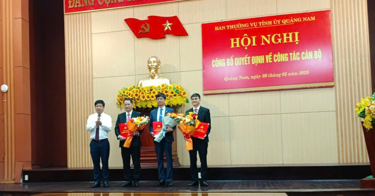 Quảng Nam bổ nhiệm 2 Phó Trưởng Ban Tổ chức Tỉnh ủy- Ảnh 1.