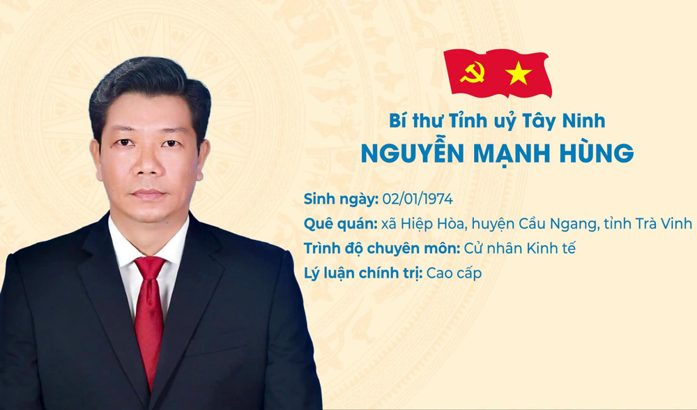 Ông Nguyễn Mạnh Hùng được bầu làm Bí thư Tỉnh ủy Tây Ninh - Ảnh 2.