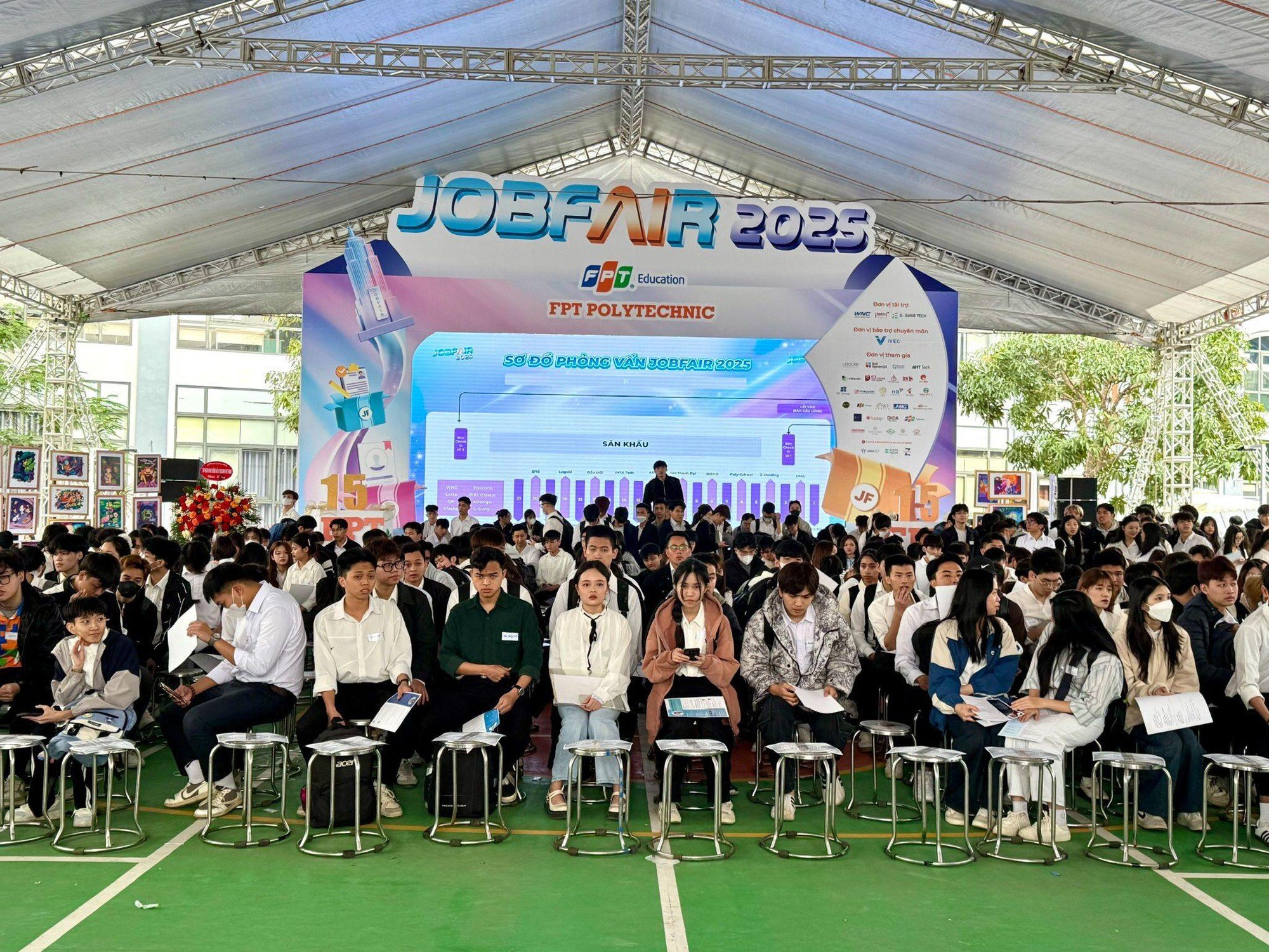FPT Polytechnic tổ chức JobFair, khẳng định giá trị "Thực học - Thực nghiệp" - Ảnh 4.