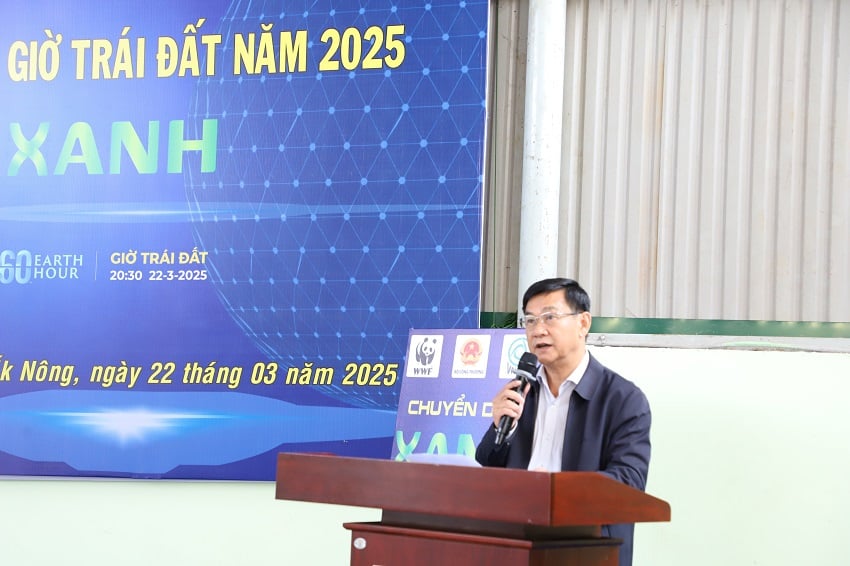 PC Đắk Nông phát động hưởng ứng chiến dịch "Giờ Trái đất" năm 2025- Ảnh 3.