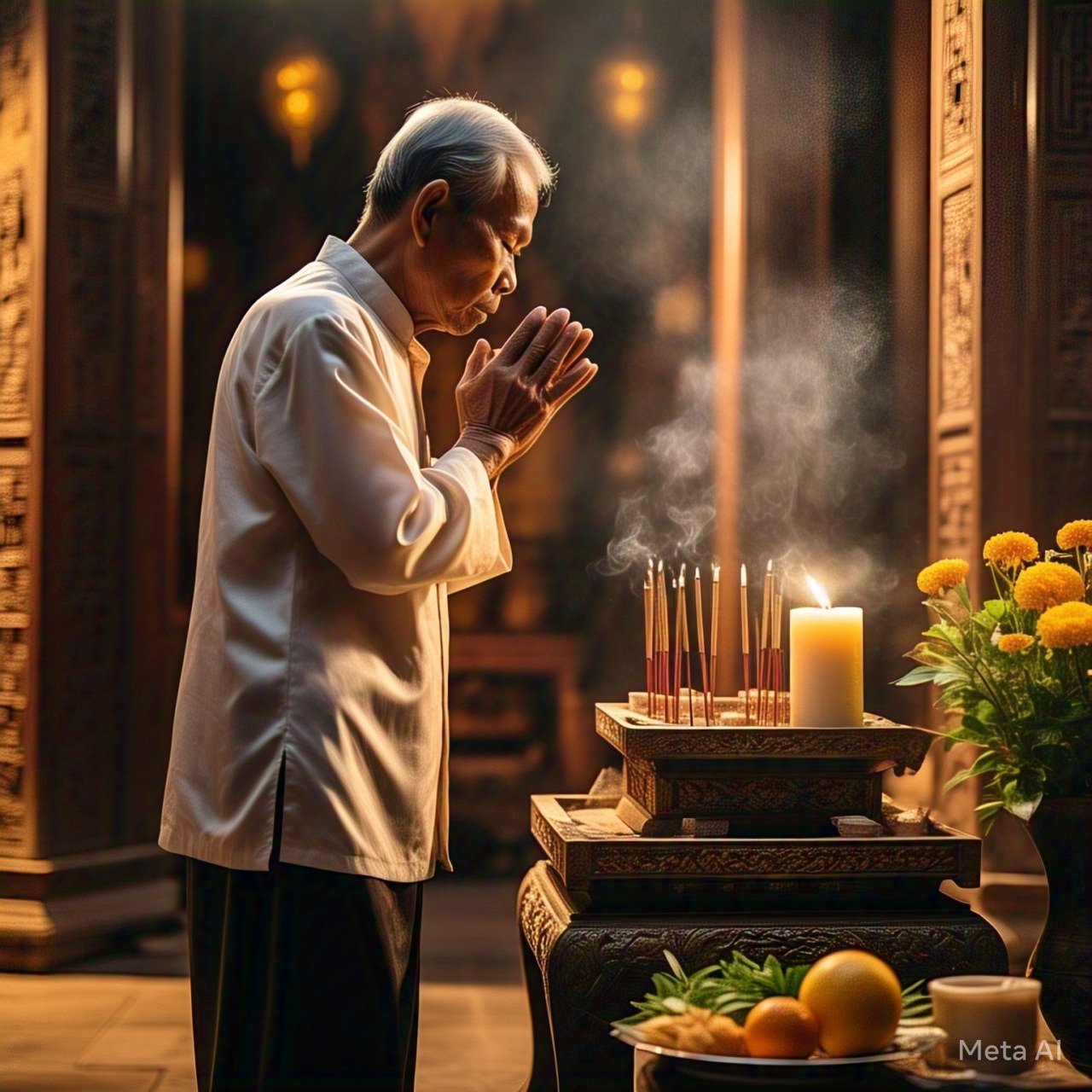 Văn khấn mùng 1 tháng 3 Âm lịch năm Ất Tỵ đầy đủ nhất, cầu bình an, may mắn cho gia đình   - Ảnh 1.
