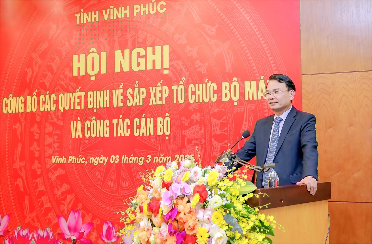 Vĩnh Phúc sắp xếp lại bộ máy, bổ nhiệm nhiều lãnh đạo sở- Ảnh 1.