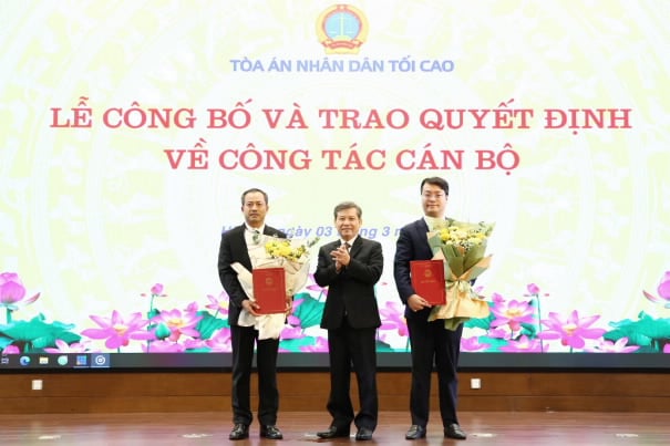 Chánh án Lê Minh Trí bổ nhiệm 2 nhân sự của Tòa án nhân dân tối cao - Ảnh 1.