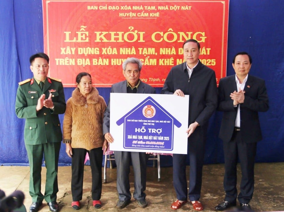 Phú Thọ quyết xóa nhà tạm, nhà dột nát cho hơn 3.000 hộ- Ảnh 1.