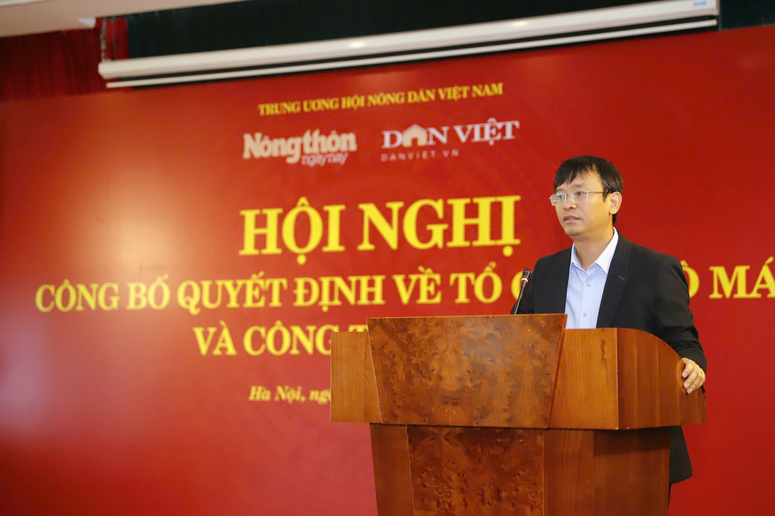Báo Nông thôn Ngày nay/Dân Việt tổ chức Hội nghị công bố quyết định về tổ chức bộ máy và công tác nhân sự- Ảnh 3.