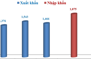 Nhập siêu hơn 400 triệu USD trong 15 ngày đầu năm 2020