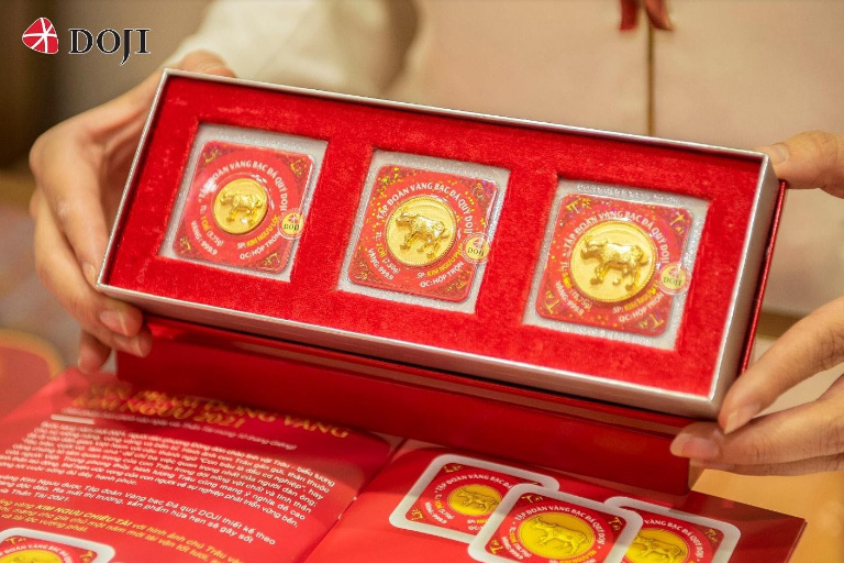 Đến DOJI, mua vàng Thần Tài hot nhất thị trường