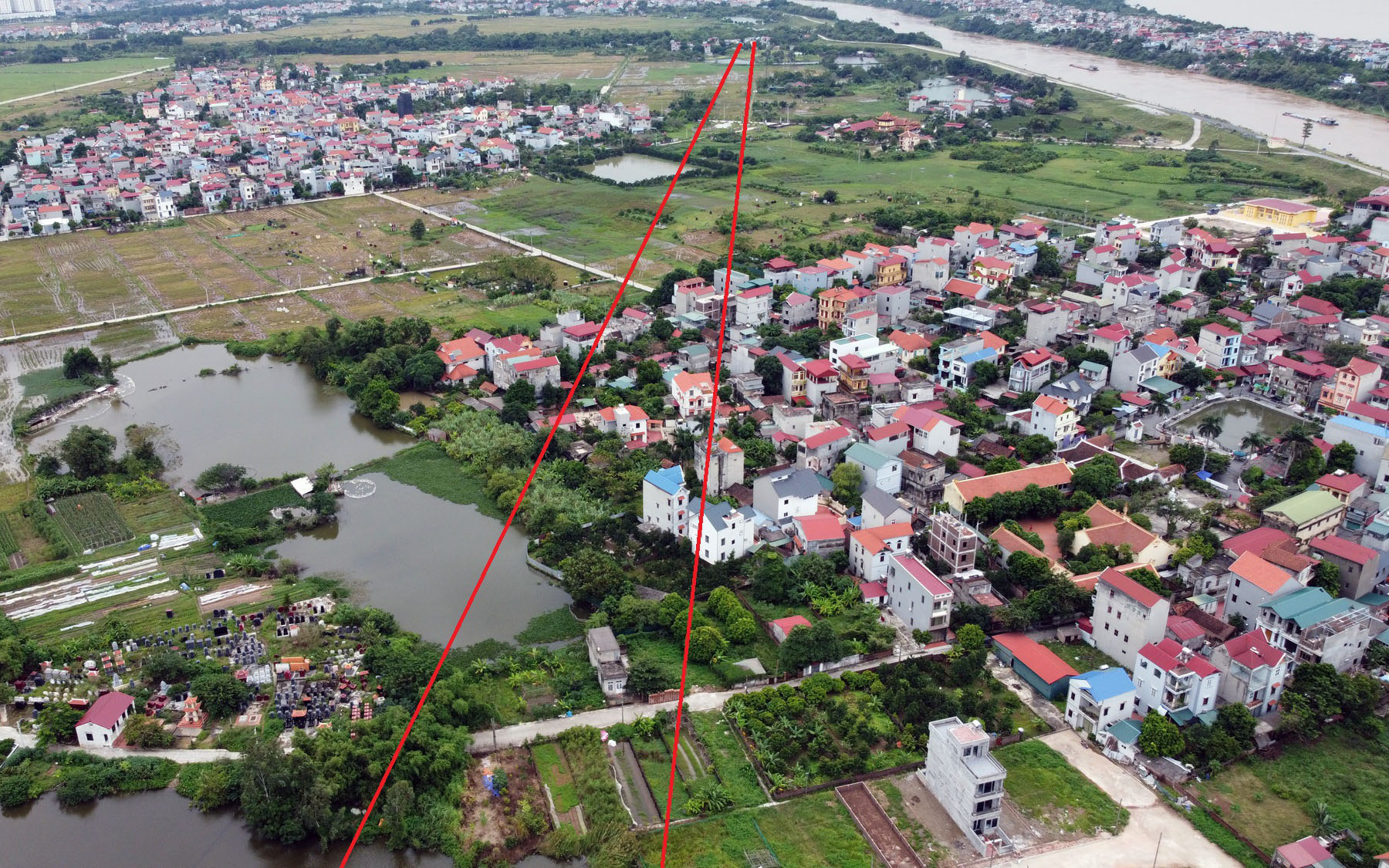 Đón quy hoạch đô thị sông Hồng: Giá đất Đông Anh tăng "thẳng đứng"