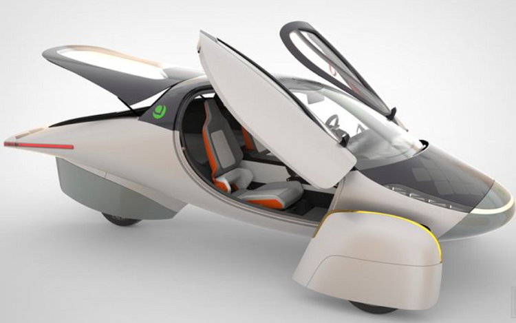 The Solar EV - mẫu xe điện sử dụng năng lượng mặt trời
