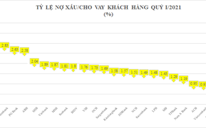 4 tỷ USD nợ xấu: Ba "ông lớn" chiếm gần nửa, bất ngờ ACB và Kienlongbank