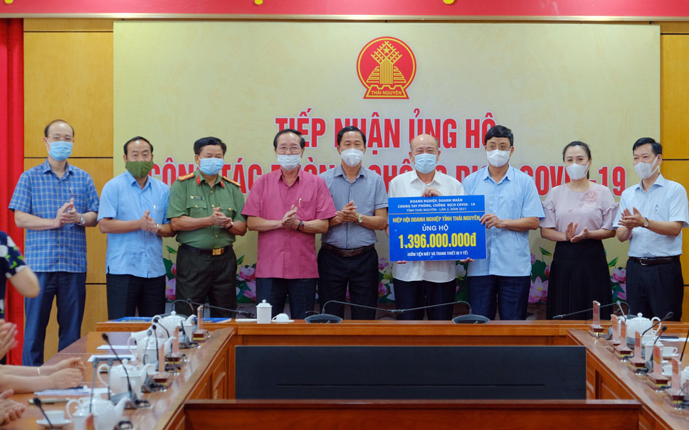 Thái Nguyên: Tiếp nhận gần 13,5 tỷ đồng phòng, chống dịch Covid-19