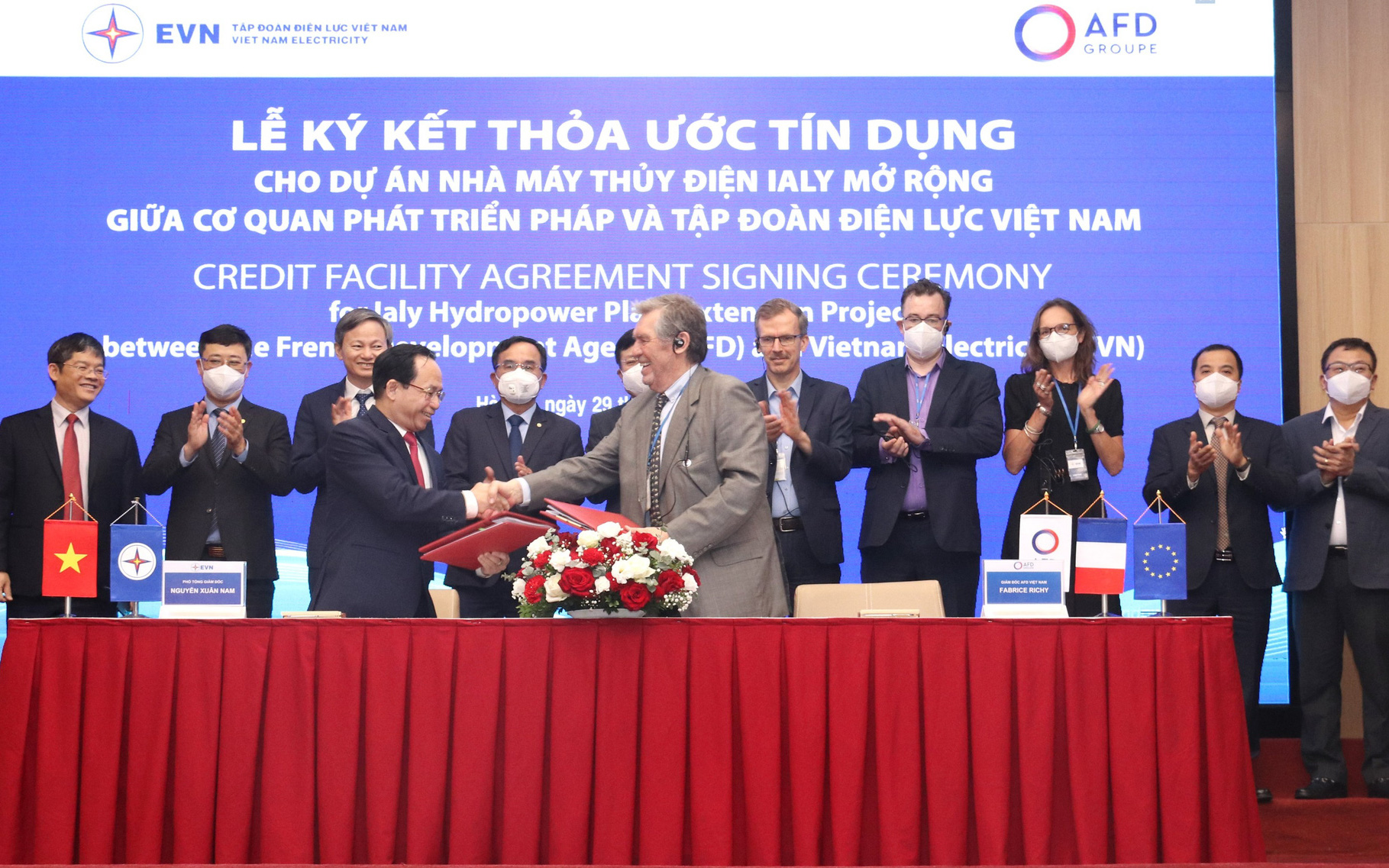 EVN ký thỏa thuận tín dụng 74,7 triệu Euro cho Dự án Thủy điện Ialy mở rộng