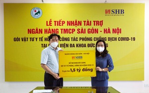 SHB tiếp tục đồng hành, hỗ trợ các bệnh viện và người nghèo vượt qua đại dịch Covid-19