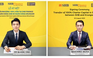 SHB sẽ chuyển nhượng 100% vốn tại SHB Finance cho Krungsri 