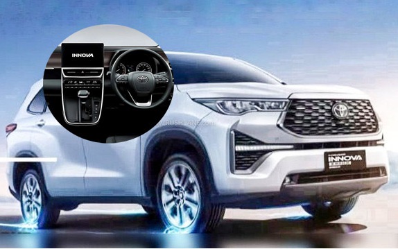 Nội thất Toyota Innova 2023 lộ diện: Màn hình nổi, phanh tay điện tử, nhưng cần số là chi tiết gây tranh cãi