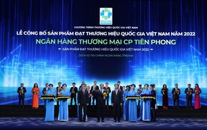 TPBank lần đầu tiên được vinh danh Thương hiệu Quốc gia Việt Nam 2022