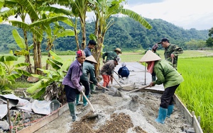 Tuyến đường kiểu mẫu nông thôn mới là một cách để xã Đạo Đức ở Hà Giang nâng cao tiêu chí giao thông