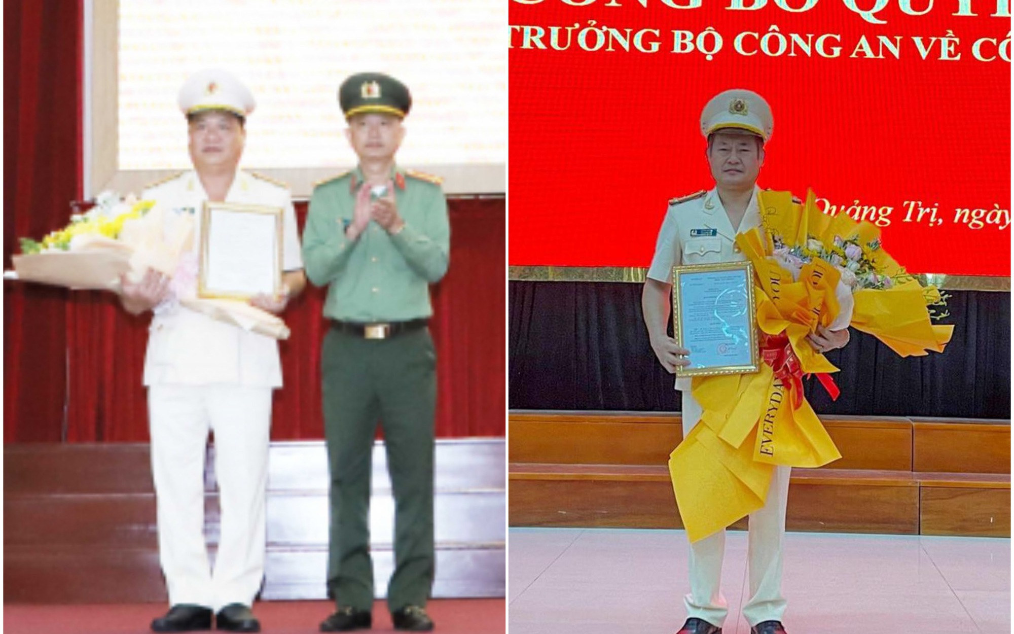 Bổ nhiệm Phó Giám đốc Công an 2 tỉnh Hậu Giang và Quảng Trị
