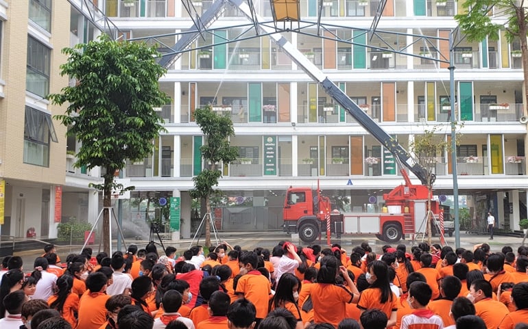 Ba Đình nâng cao hiệu quả phòng cháy, chữa cháy tại trường học