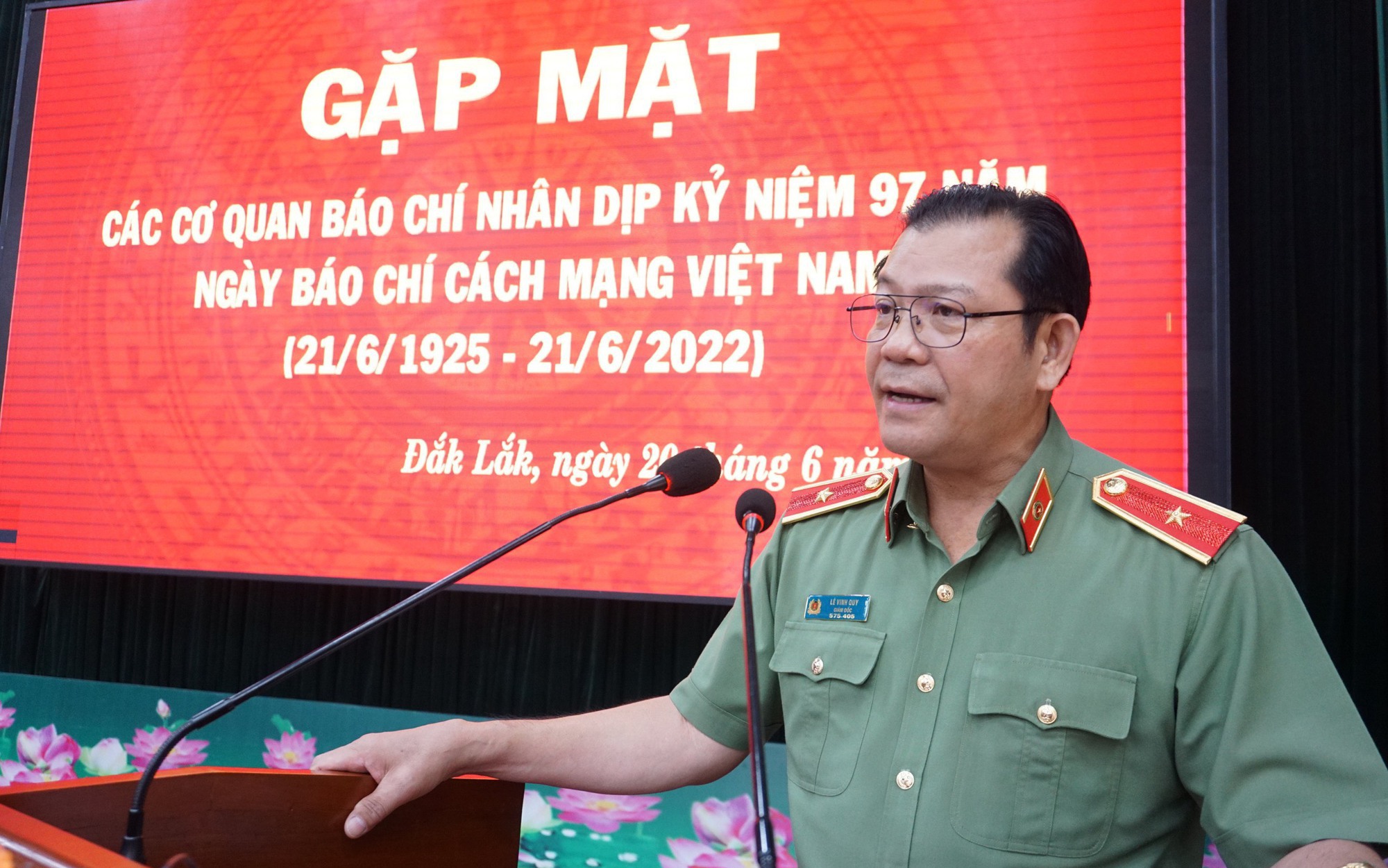 Giám đốc Công an tỉnh Đắk Lắk: Sự đồng hành của báo chí góp phần bảo đảm an ninh trật tự, phòng ngừa tội phạm