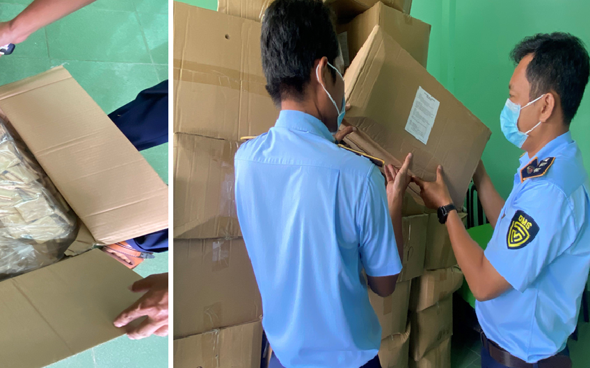 500 kg thực phẩm chay Trung Quốc vi phạm nhãn hàng hóa bị tạm giữ