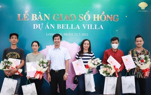 Trần Anh Group chính thức bàn giao sổ hồng dự án Bella Villa