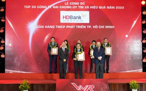 HDBank liên tiếp vào Top đầu ngân hàng TMCP uy tín