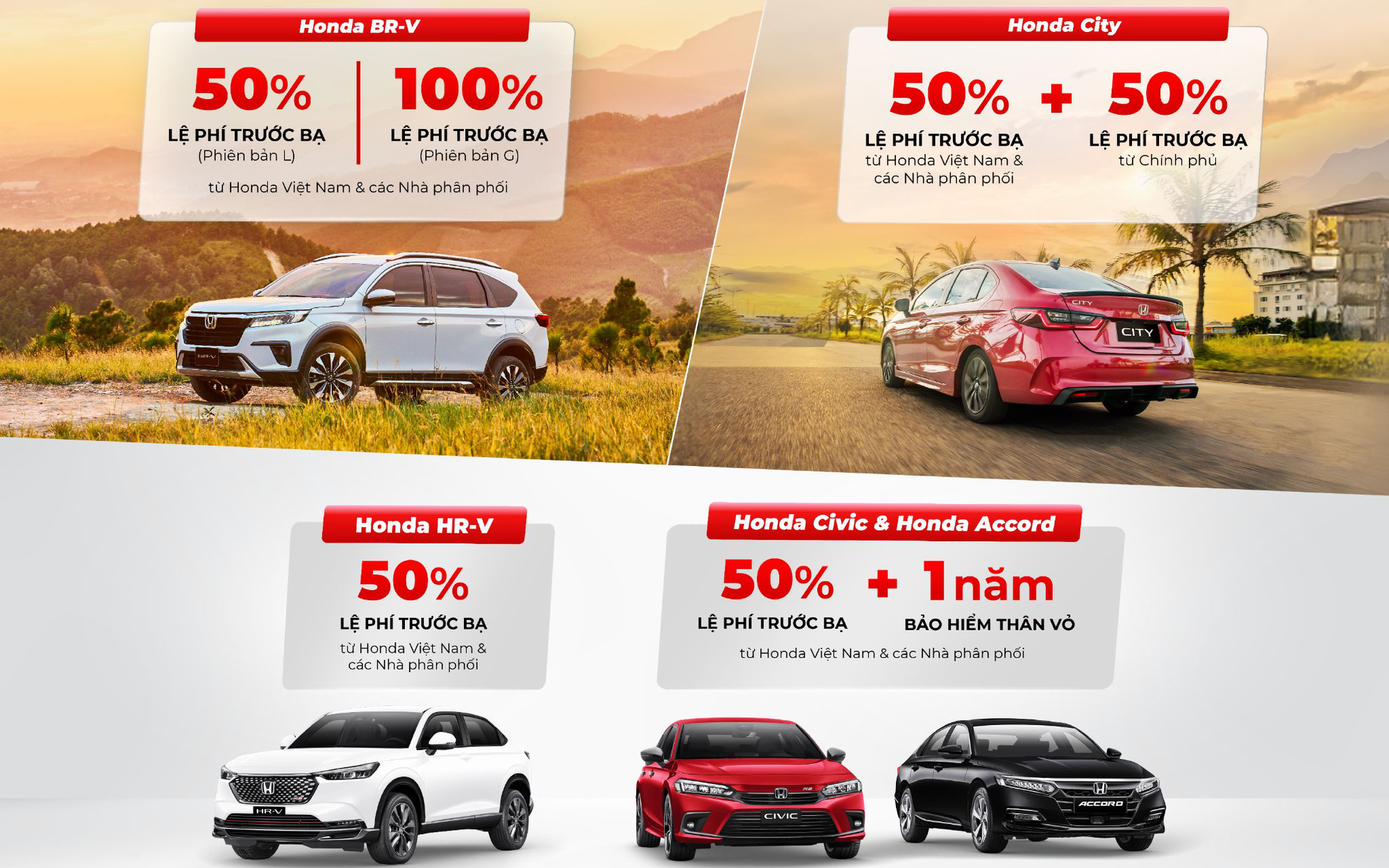 Loạt xe ưu đãi sâu tháng 10/2023, có mẫu giảm 100% lệ phí trước bạ